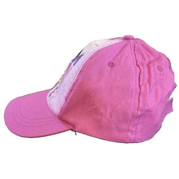 Disney Minnie Mouse Officially Licensed Youth Girls Pink Adjustable Hat New - Picture 3 of 6